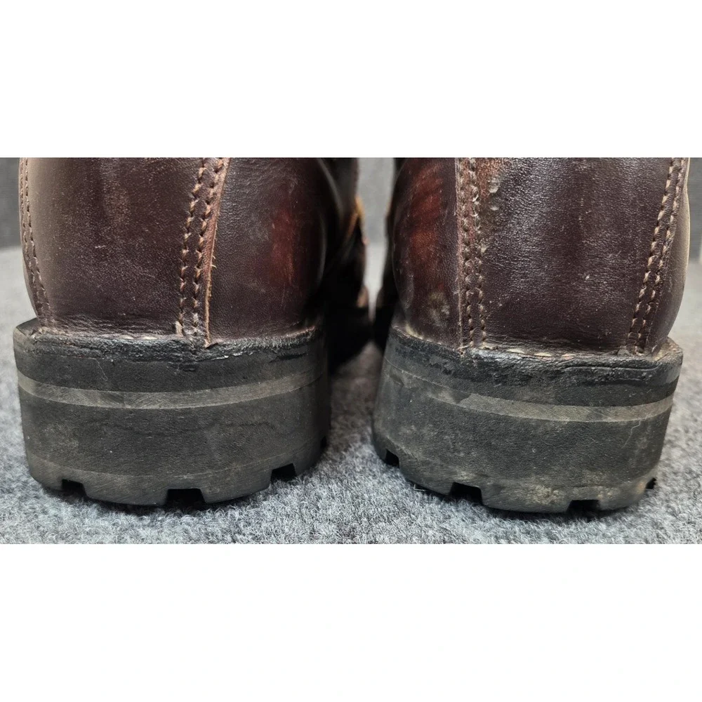 Danner Mountain Light Boots Mens 7 Brown Leather Canvas Goretex USA Hunting